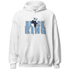 First In Flight 1s Hoodie Match Black King Crown - NastyJamz