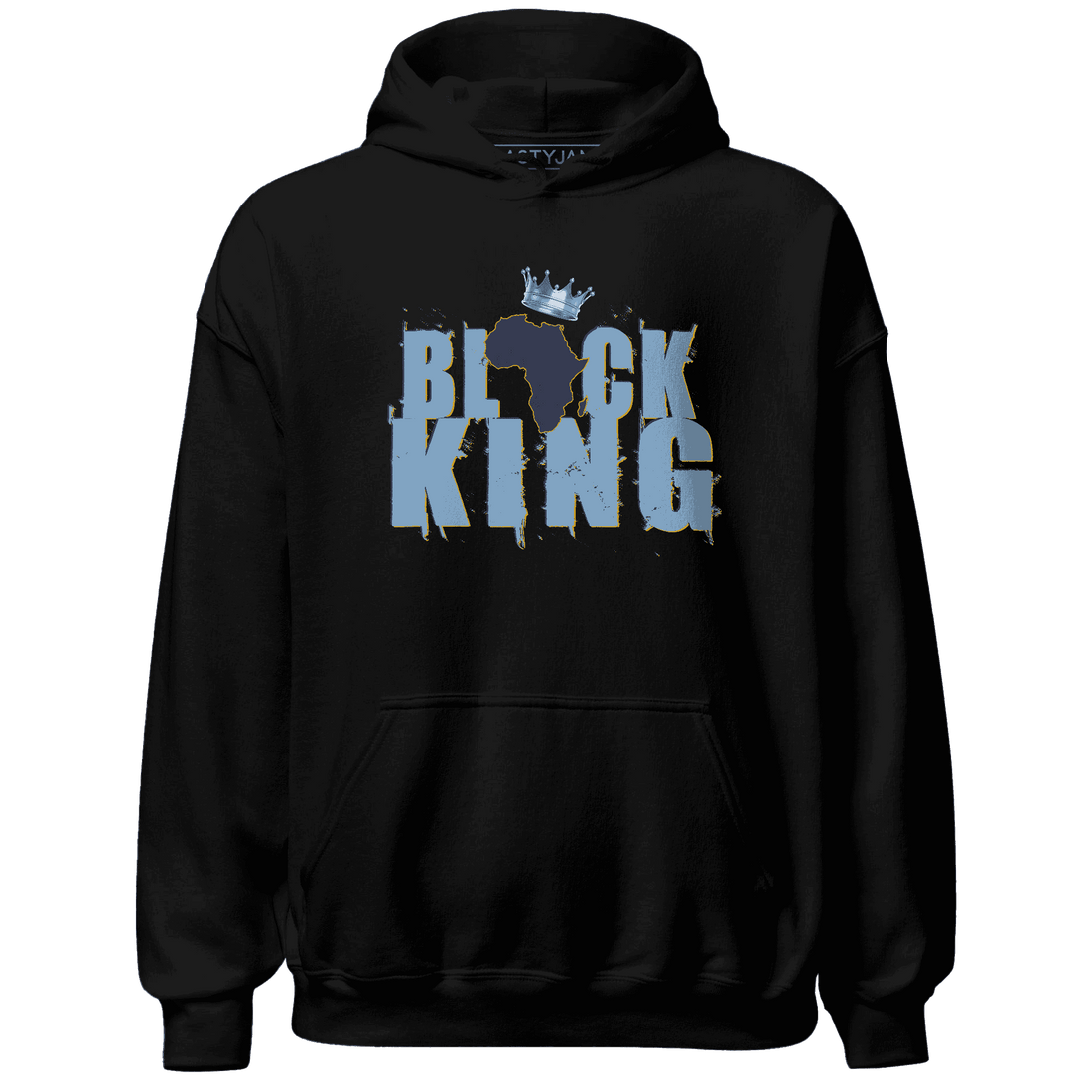 First In Flight 1s Hoodie Match Black King Crown - NastyJamz