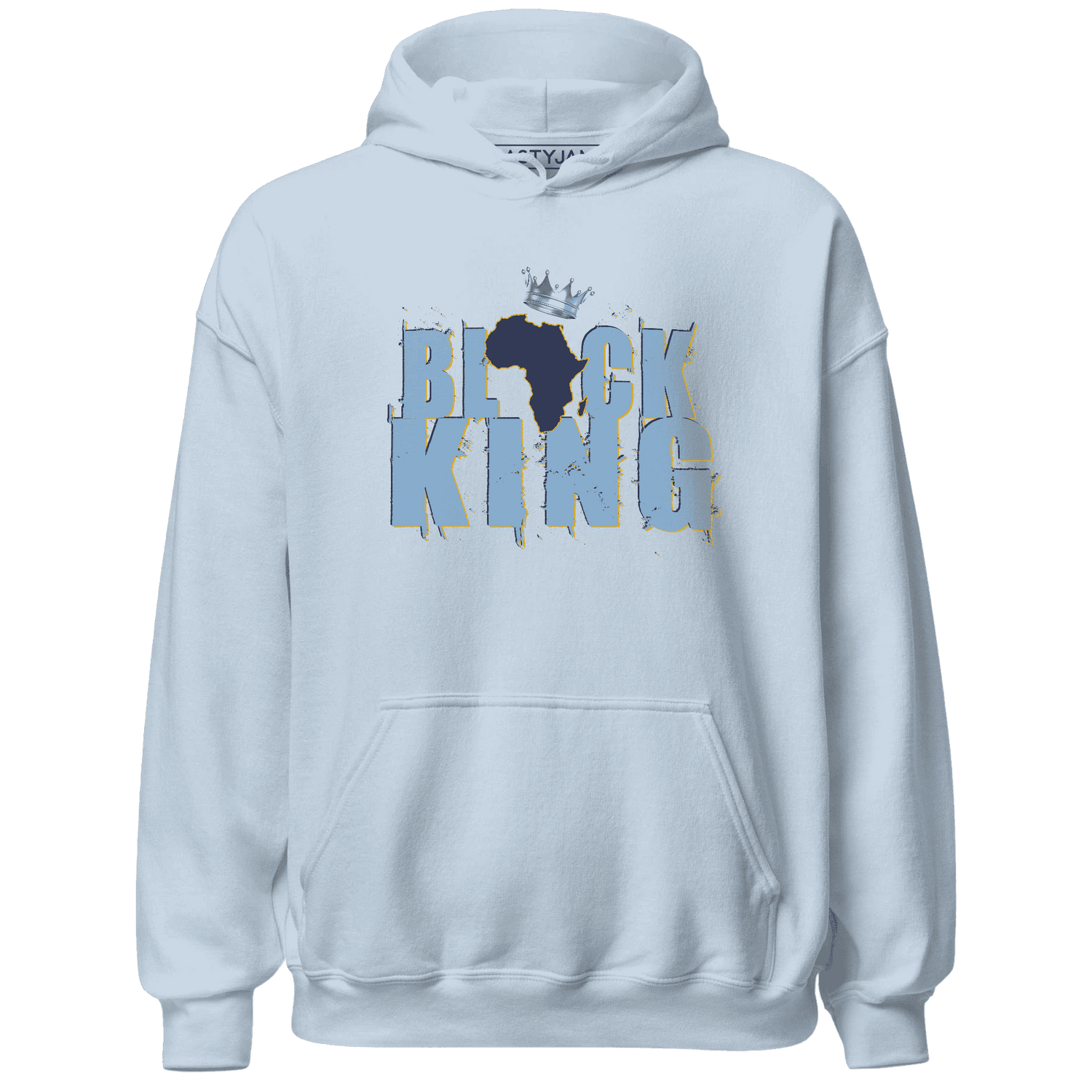 First In Flight 1s Hoodie Match Black King Crown - NastyJamz