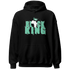 High OG Green Glow 1s Hoodie Match Black King Crown - NastyJamz