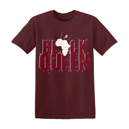 High White Team Red 1s T Shirt Match Black King Crown - NastyJamz