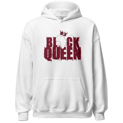 High White Team Red 1s Hoodie Match Black King Crown - NastyJamz