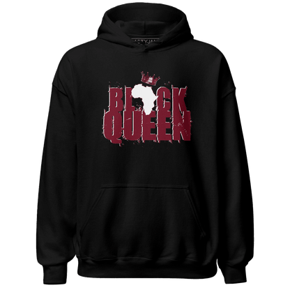 High White Team Red 1s Hoodie Match Black King Crown - NastyJamz