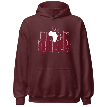High White Team Red 1s Hoodie Match Black King Crown - NastyJamz