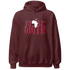 High White Team Red 1s Hoodie Match Black King Crown - NastyJamz