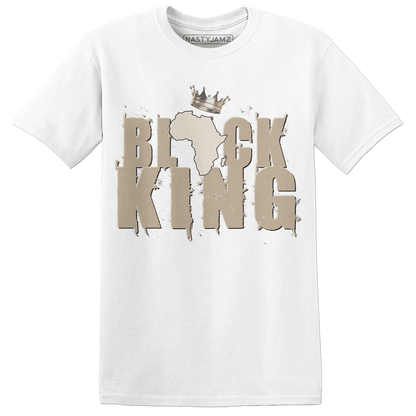 Latte 1s T Shirt Match Black King Crown - NastyJamz