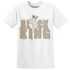Latte 1s T Shirt Match Black King Crown - NastyJamz