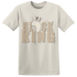 Latte 1s T Shirt Match Black King Crown - NastyJamz