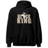 Latte 1s Hoodie Match Black King Crown - NastyJamz
