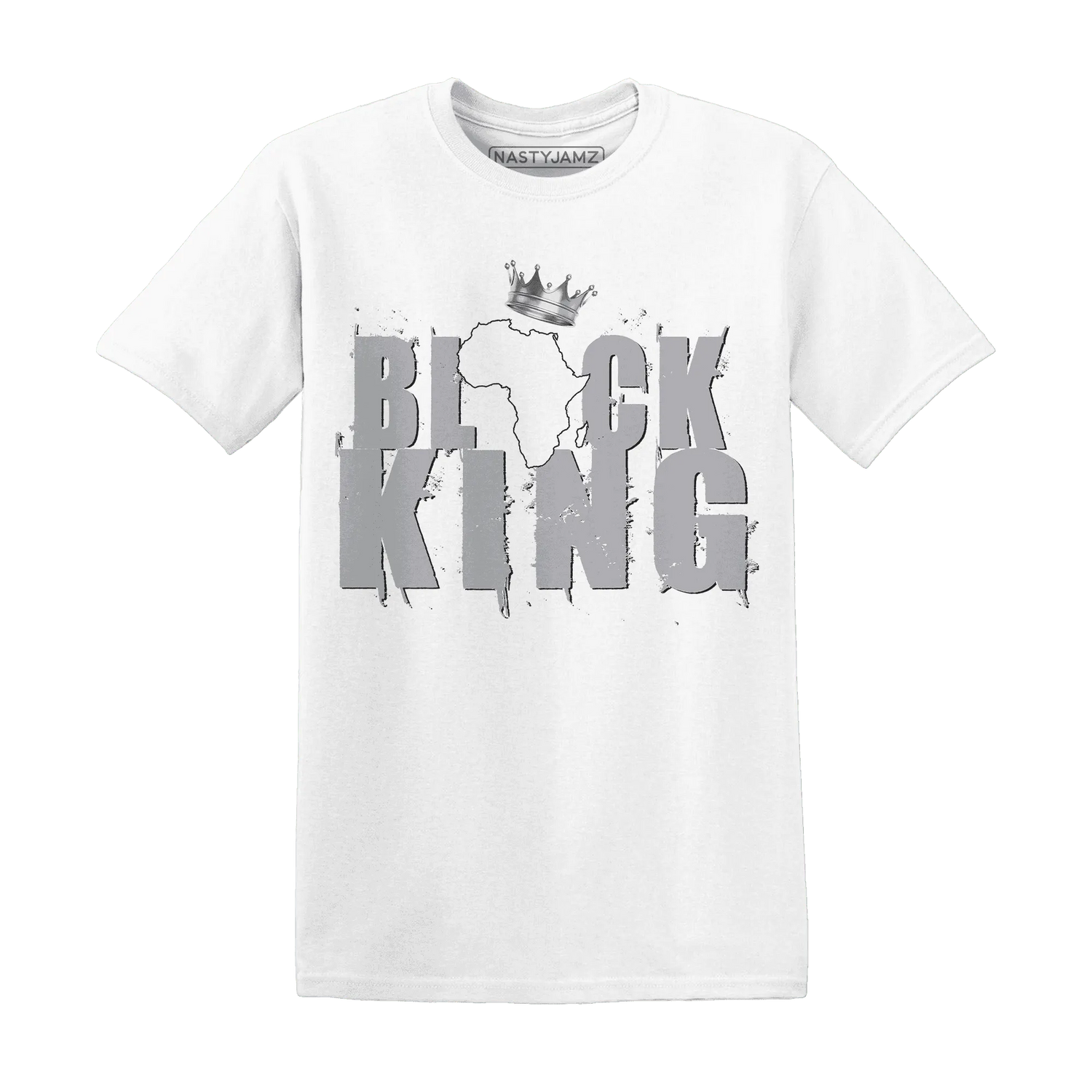 Wolf-Grey-1s-T-Shirt-Match-Black-King-Crown
