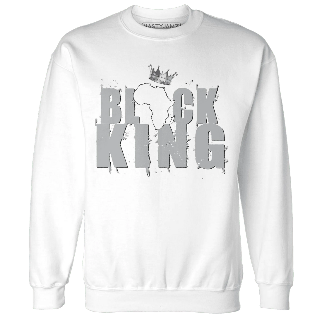 Wolf-Grey-1s-Sweatshirt-Match-Black-King-Crown