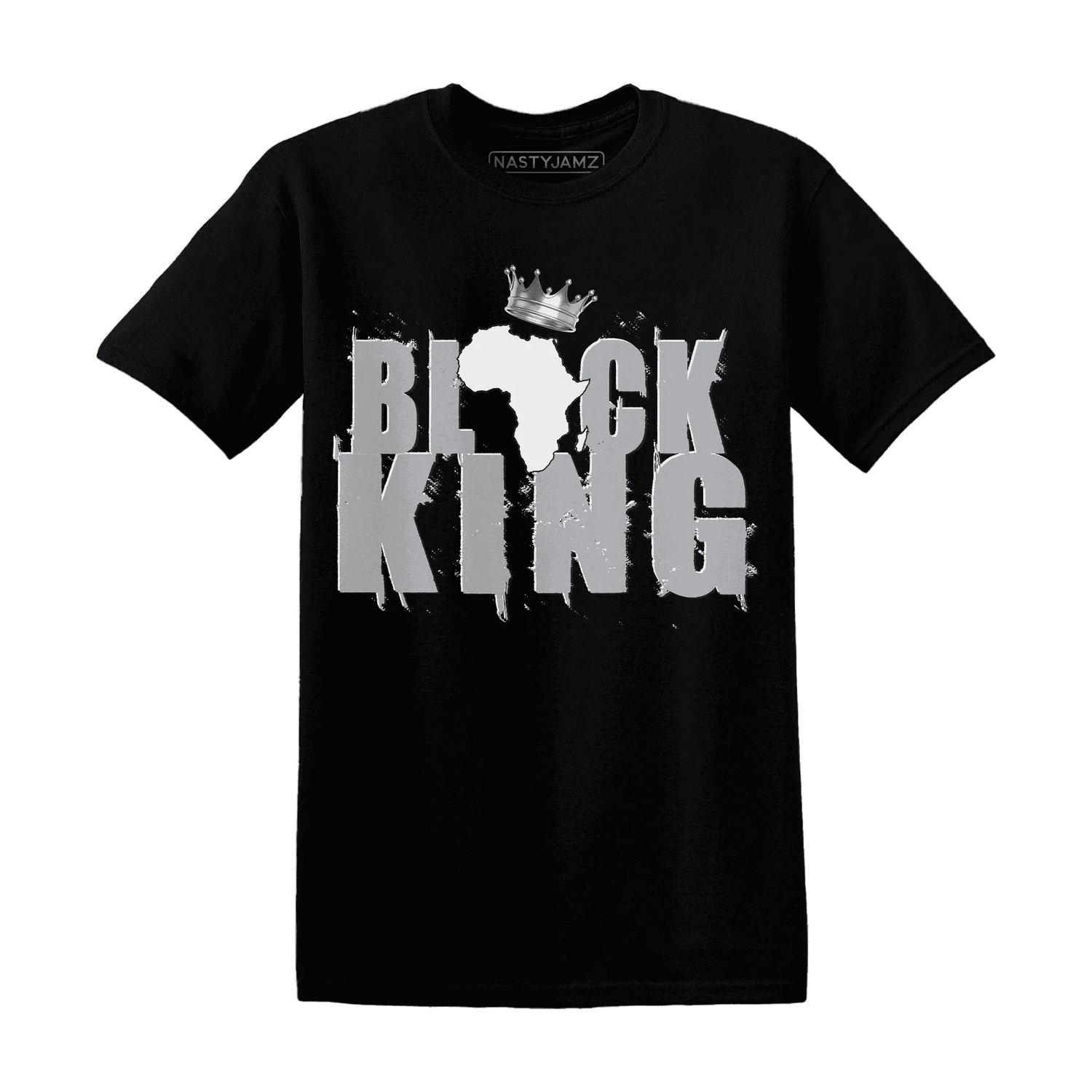 Wolf-Grey-1s-T-Shirt-Match-Black-King-Crown