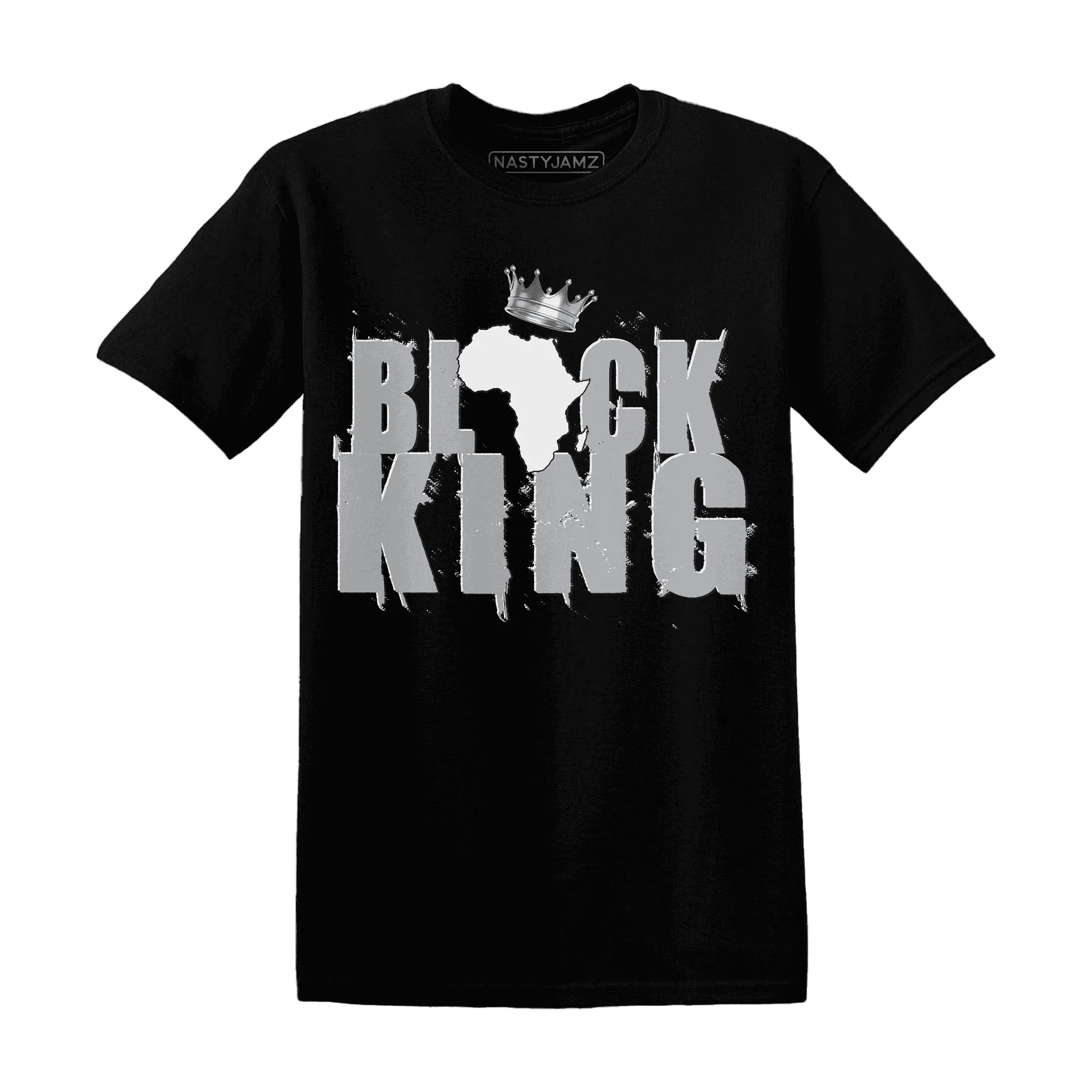 Wolf-Grey-1s-T-Shirt-Match-Black-King-Crown