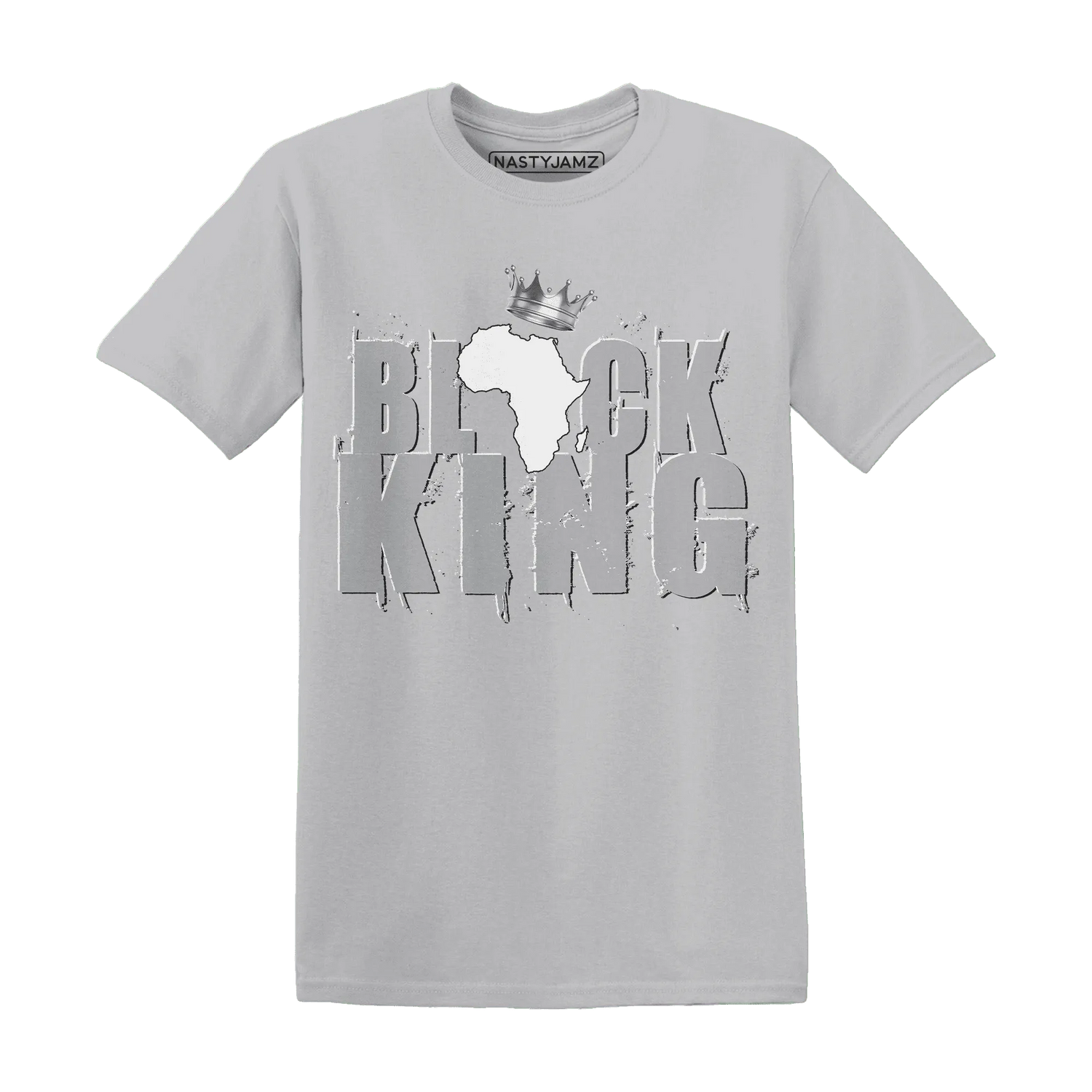 Wolf-Grey-1s-T-Shirt-Match-Black-King-Crown