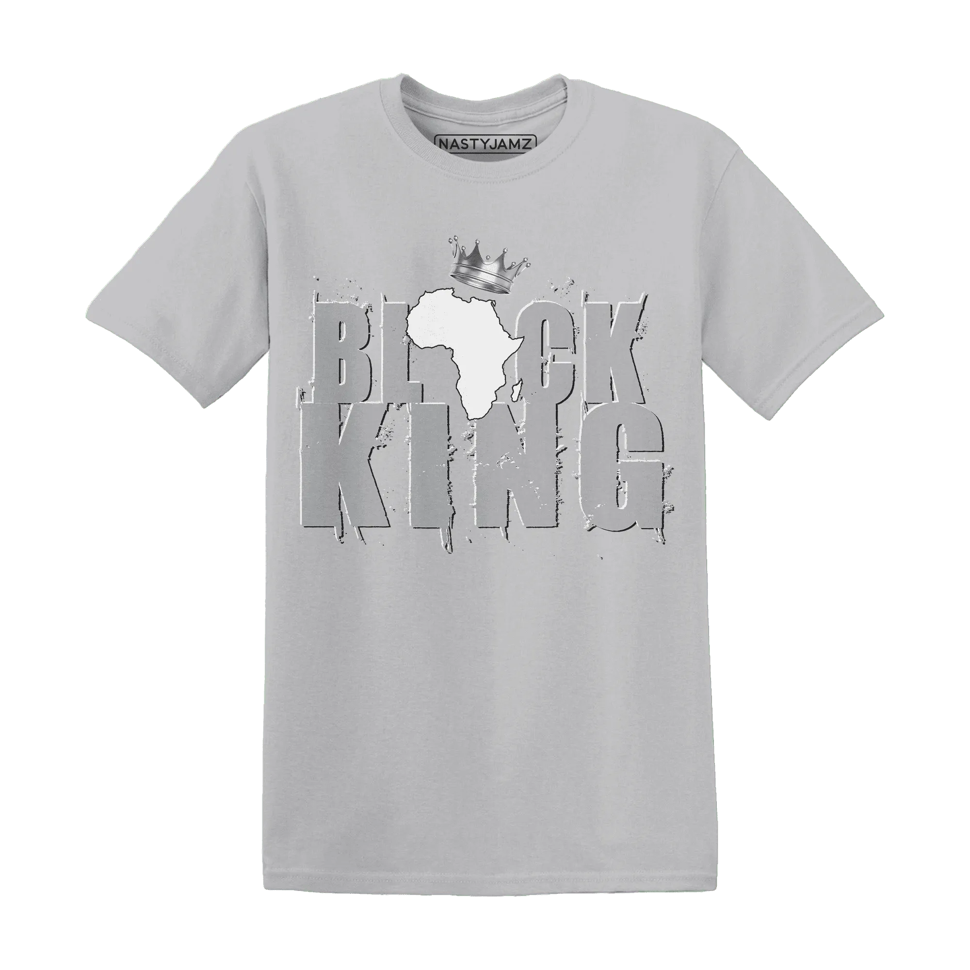 Wolf-Grey-1s-T-Shirt-Match-Black-King-Crown