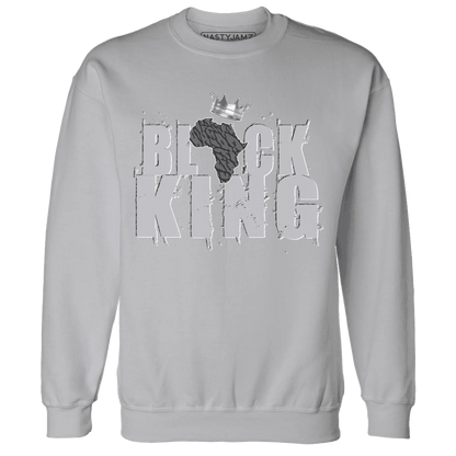 Cement-Grey-3s-Sweatshirt-Match-Black-King-Crown