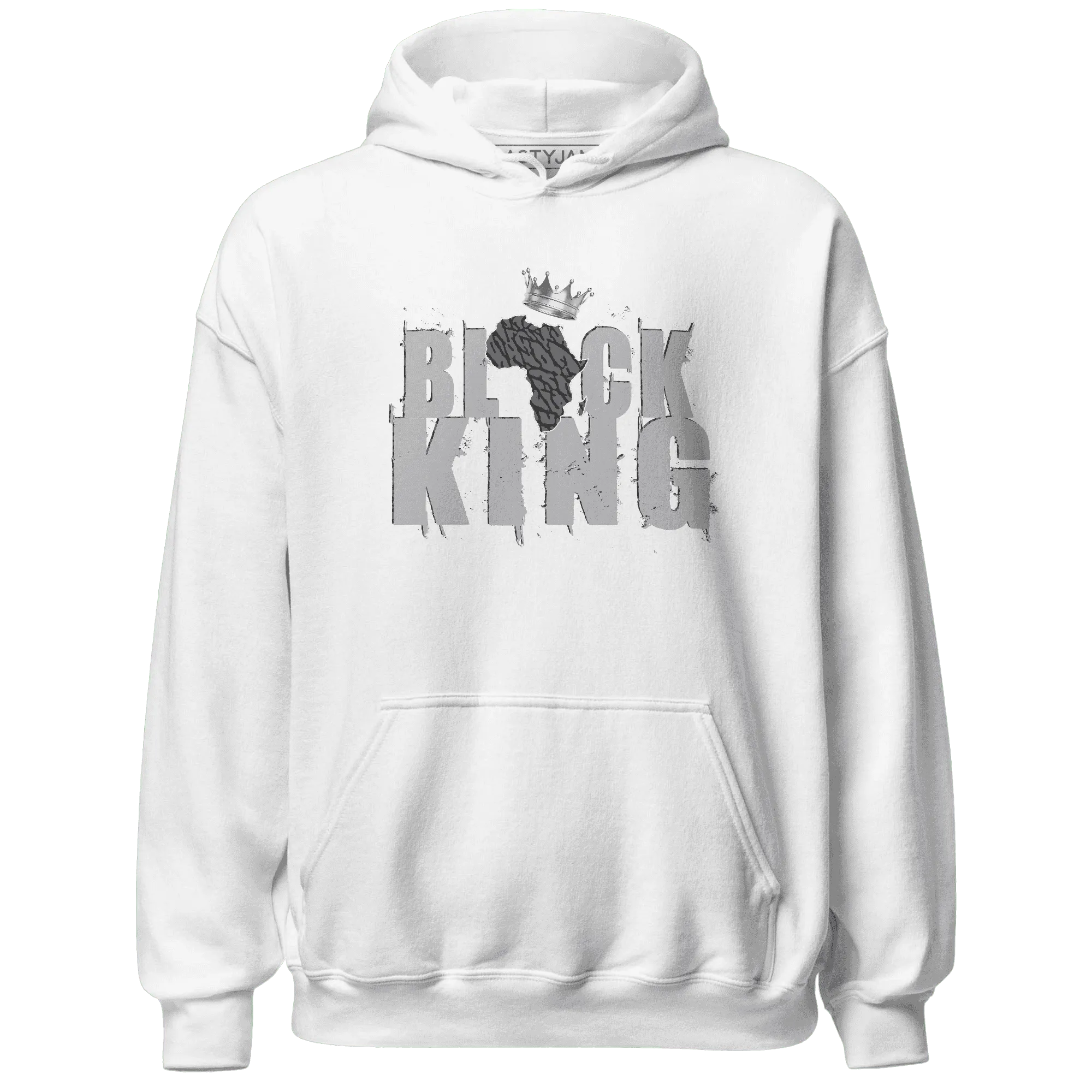 Cement-Grey-3s-Hoodie-Match-Black-King-Crown