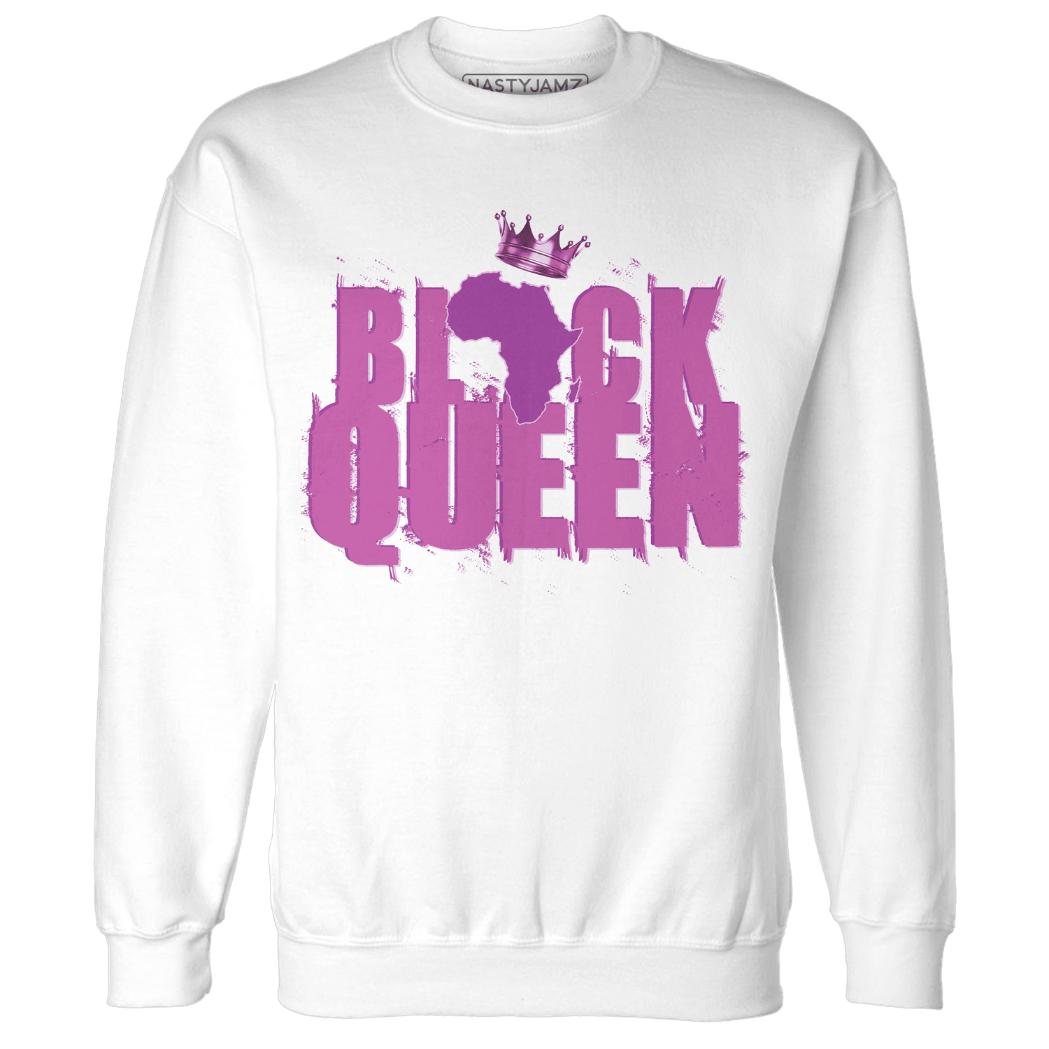 GS Hyper Violet 4s Sweatshirt Match Black King Crown - NastyJamz