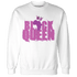 GS Hyper Violet 4s Sweatshirt Match Black King Crown - NastyJamz
