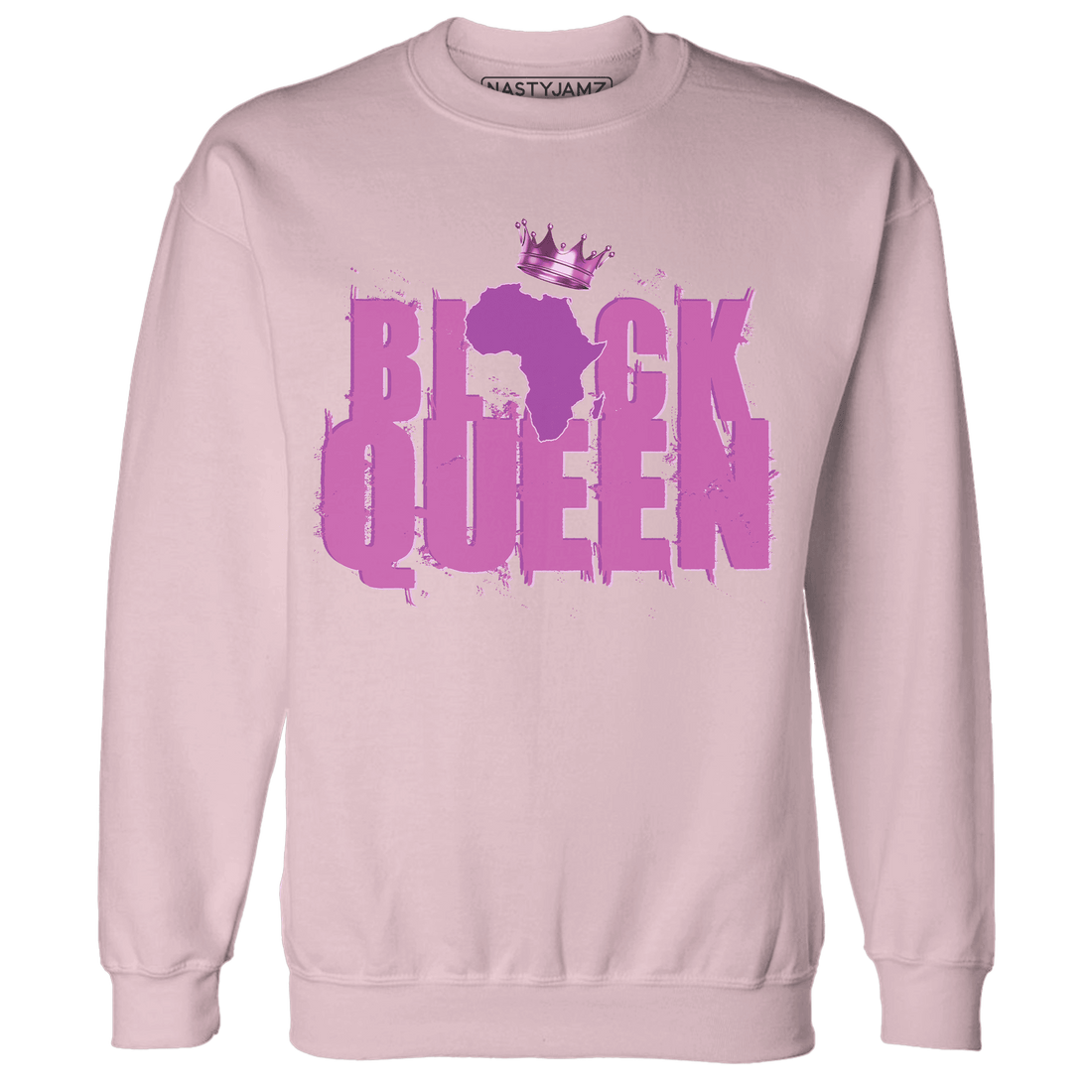 GS Hyper Violet 4s Sweatshirt Match Black King Crown - NastyJamz