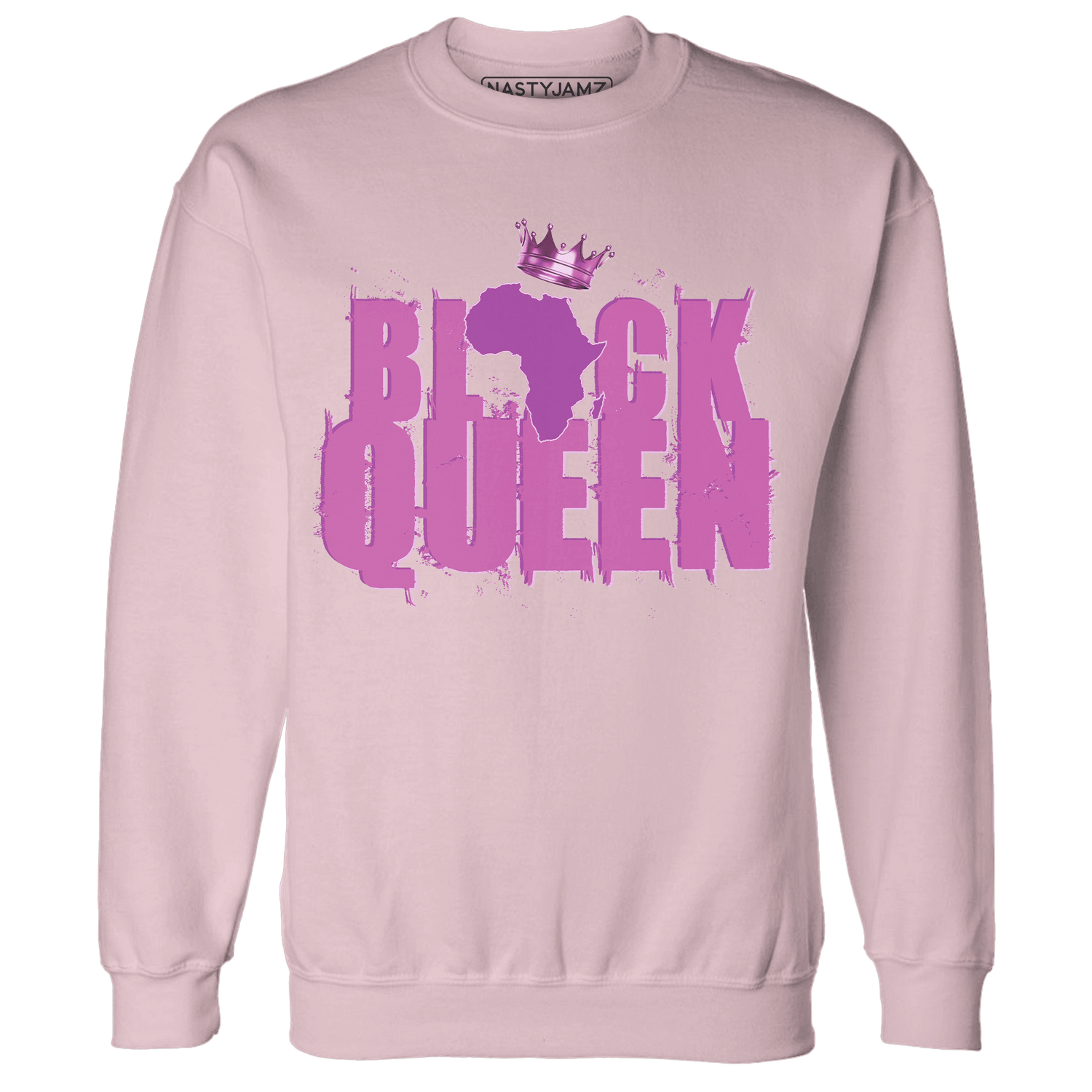 GS Hyper Violet 4s Sweatshirt Match Black King Crown - NastyJamz