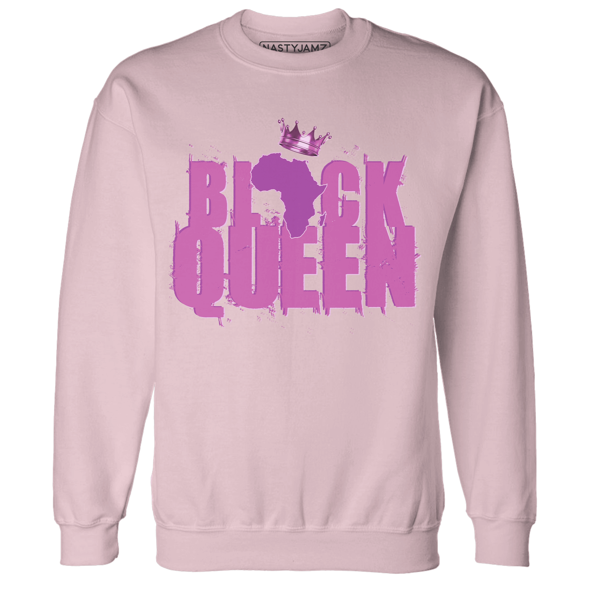 GS Hyper Violet 4s Sweatshirt Match Black King Crown - NastyJamz