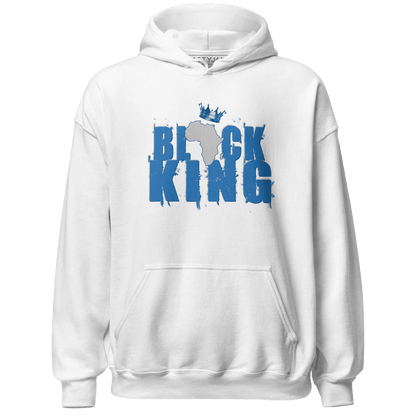 Industrial Blue 4s Hoodie Match Black King Crown - NastyJamz