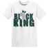 Oxidized Green 4s T Shirt Match Black King Crown - NastyJamz