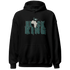 Oxidized Green 4s Hoodie Match Black King Crown - NastyJamz