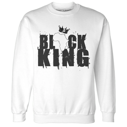 White-Thunder-4s-Sweatshirt-Match-Black-King-Crown
