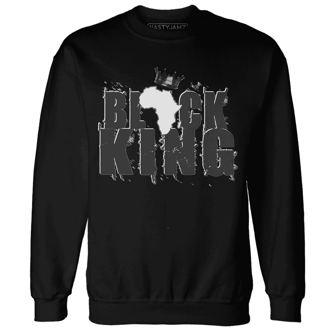 White-Thunder-4s-Sweatshirt-Match-Black-King-Crown