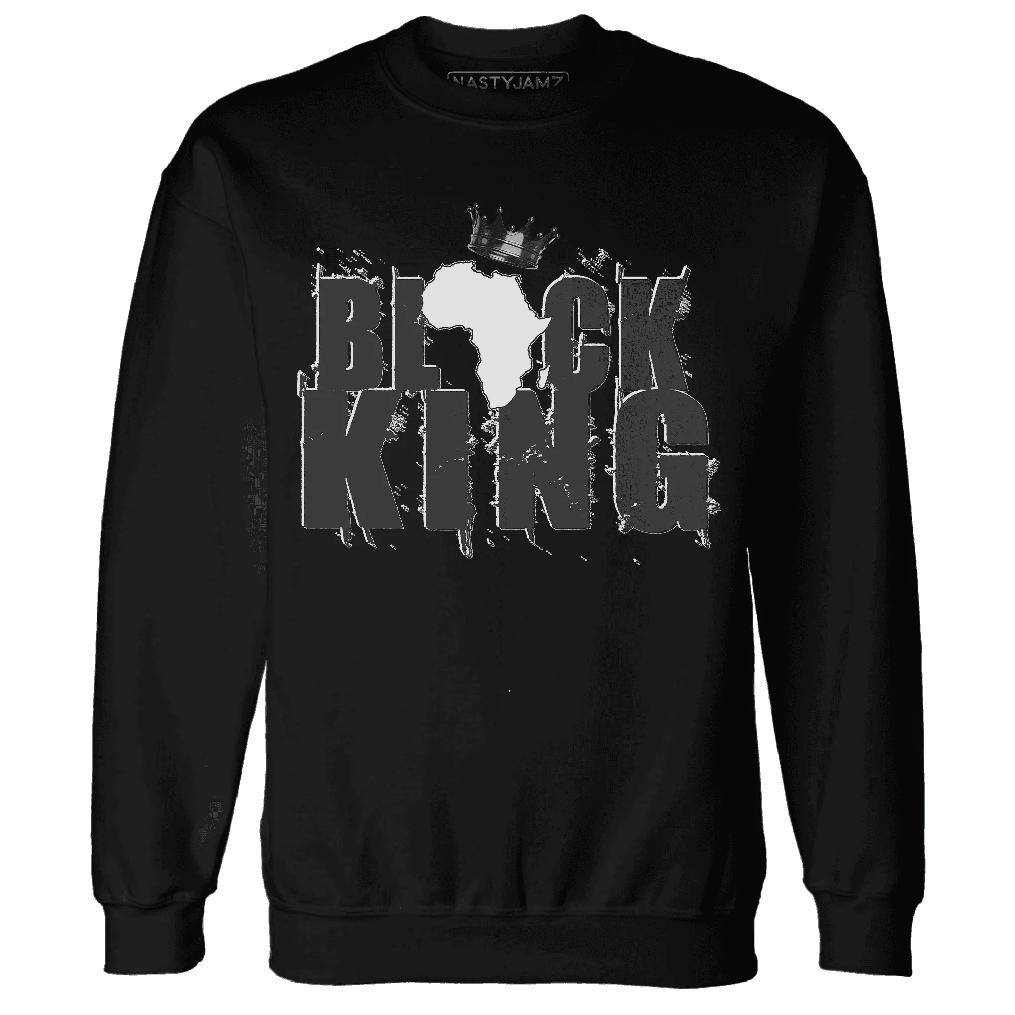 White-Thunder-4s-Sweatshirt-Match-Black-King-Crown