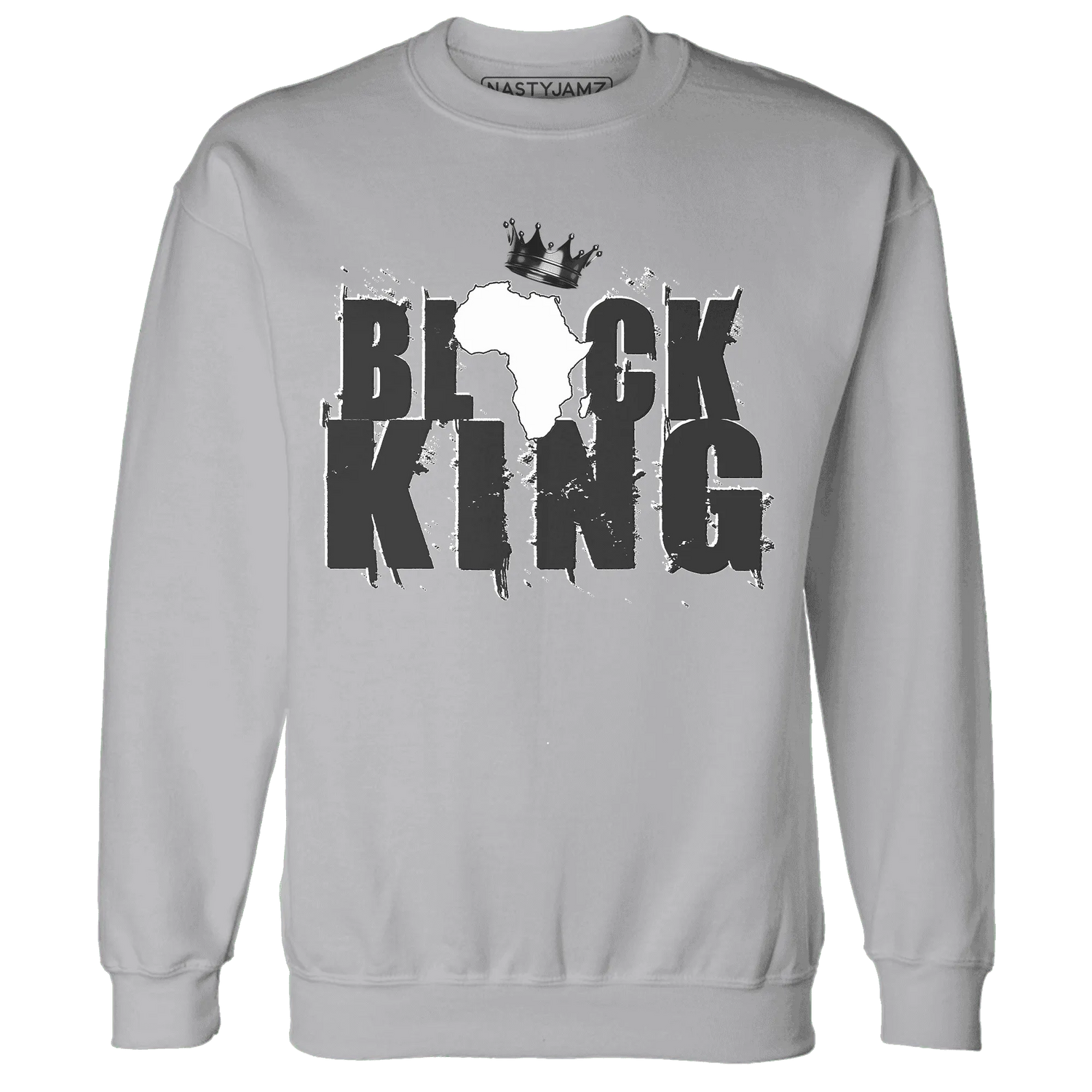 White-Thunder-4s-Sweatshirt-Match-Black-King-Crown