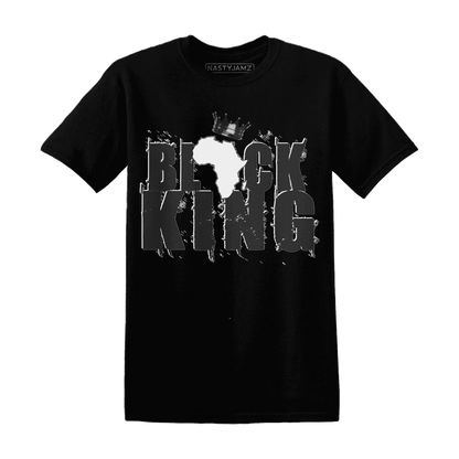 White-Thunder-4s-T-Shirt-Match-Black-King-Crown