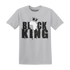 White-Thunder-4s-T-Shirt-Match-Black-King-Crown