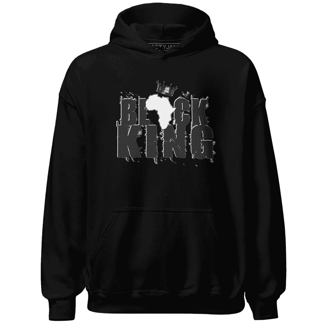 White-Thunder-4s-Hoodie-Match-Black-King-Crown