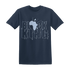 White-Navy-6s-T-Shirt-Match-Black-King-Crown