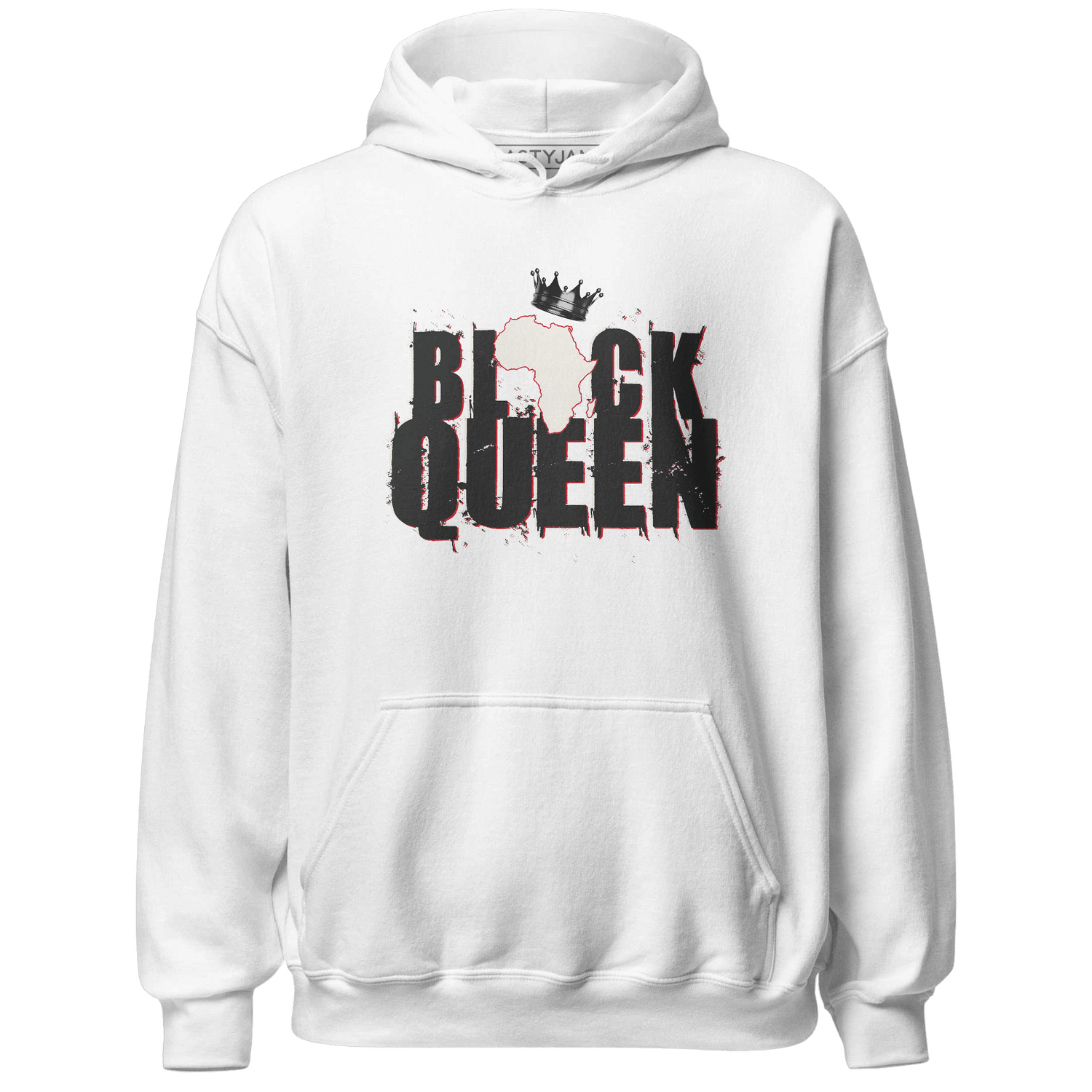 Jumman Jack University Red Hoodie Match Black King Crown - NastyJamz
