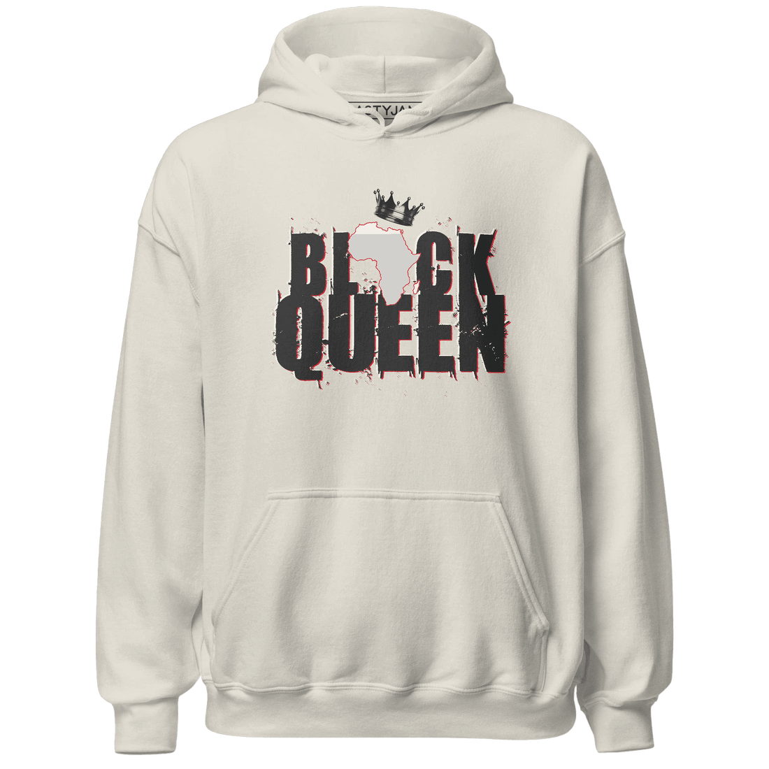 Jumman Jack University Red Hoodie Match Black King Crown - NastyJamz