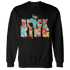 KB 8 Protro Venice Beach Sweatshirt Match Black King Crown - NastyJamz