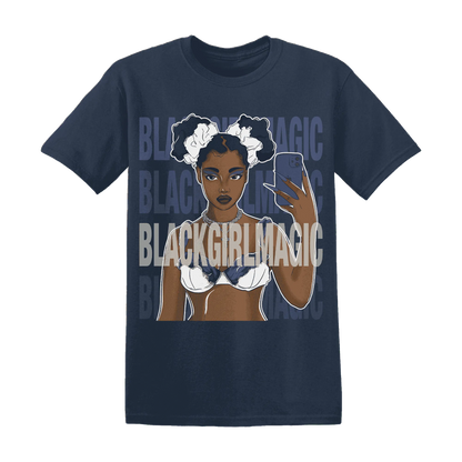 Low-Diffused-Blue-11s-T-Shirt-Match-Black-Magic-Girl-Selfie