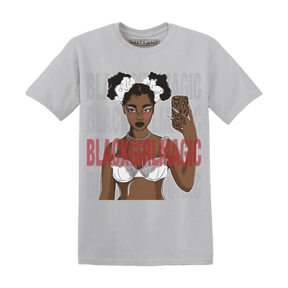 Cement-Grey-3s-T-Shirt-Match-Black-Magic-Girl-Selfie