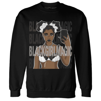White-Thunder-4s-Sweatshirt-Match-Black-Magic-Girl-Selfie