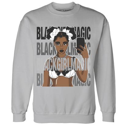 White-Thunder-4s-Sweatshirt-Match-Black-Magic-Girl-Selfie