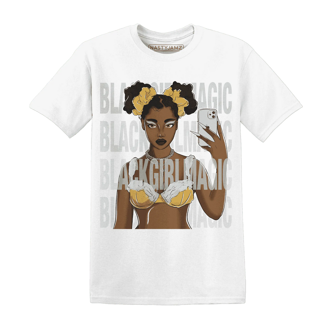 Paris-Cement-Olympics-6s-T-Shirt-Match-Black-Magic-Girl-Selfie