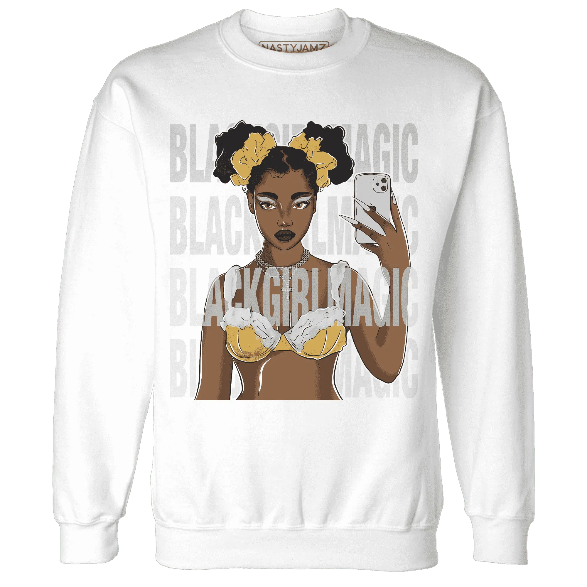 Paris-Cement-Olympics-6s-Sweatshirt-Match-Black-Magic-Girl-Selfie