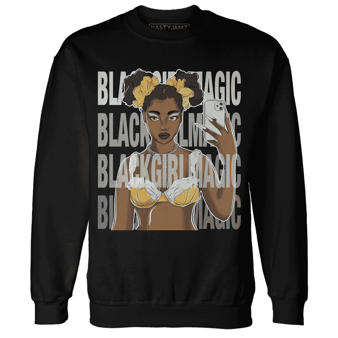 Paris-Cement-Olympics-6s-Sweatshirt-Match-Black-Magic-Girl-Selfie