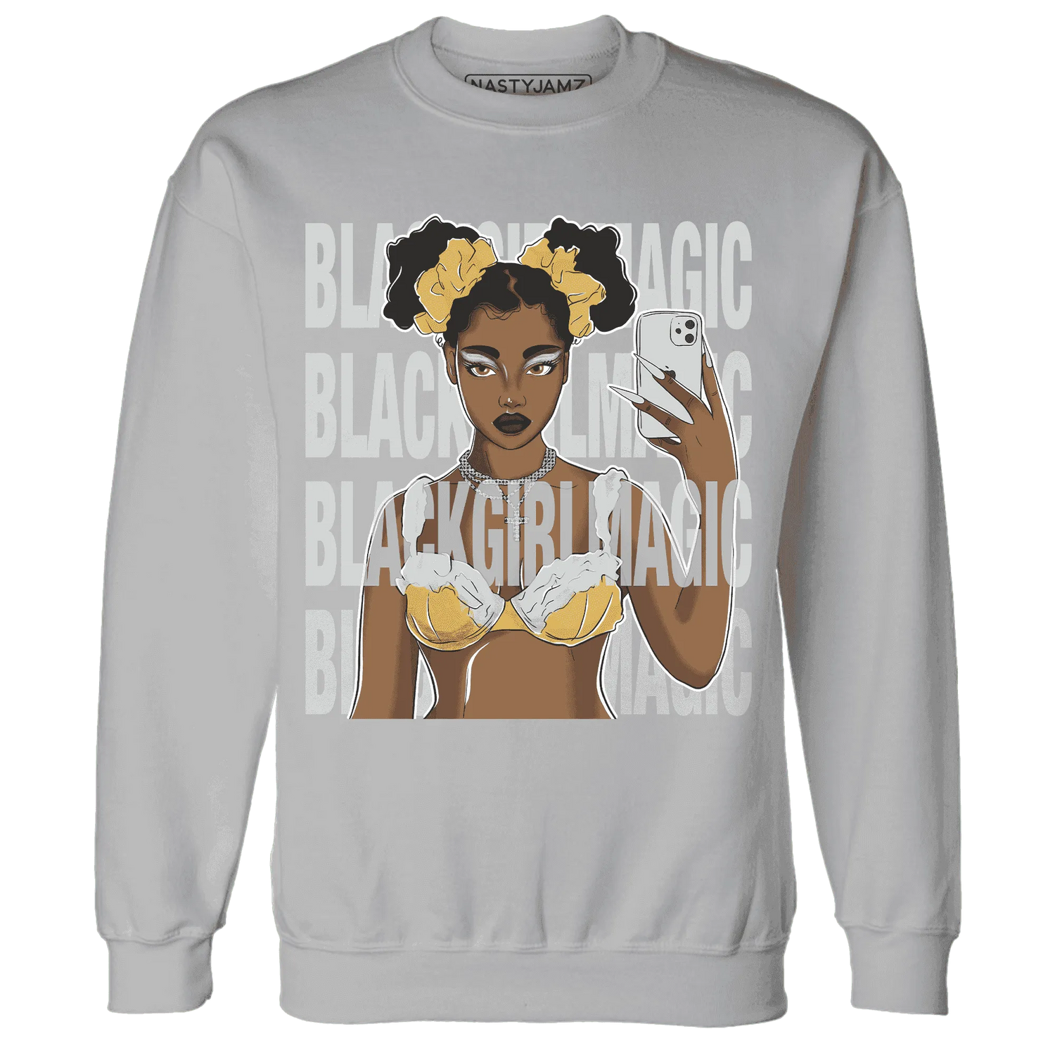 Paris-Cement-Olympics-6s-Sweatshirt-Match-Black-Magic-Girl-Selfie