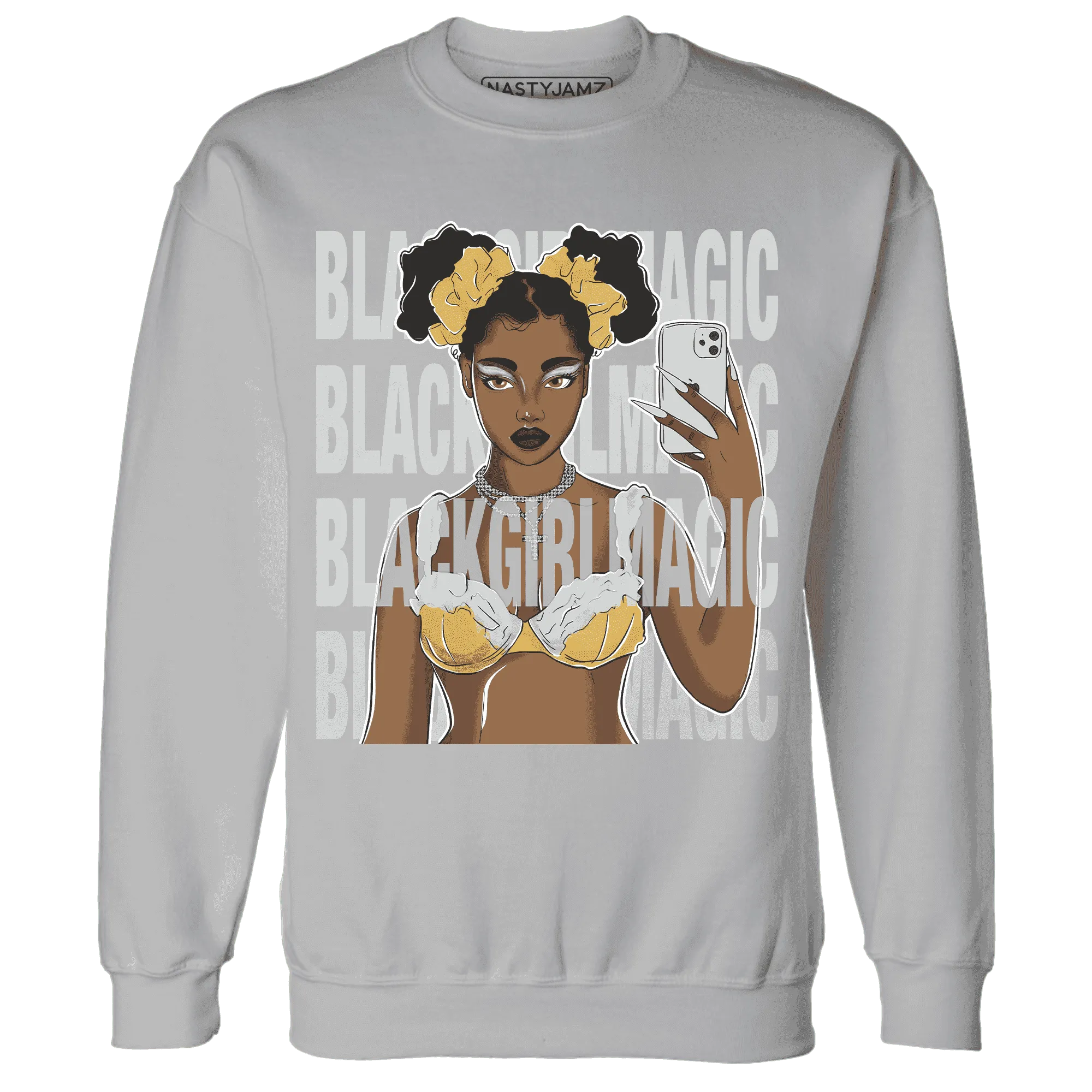 Paris-Cement-Olympics-6s-Sweatshirt-Match-Black-Magic-Girl-Selfie