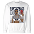 White-Navy-6s-Sweatshirt-Match-Black-Magic-Girl-Selfie